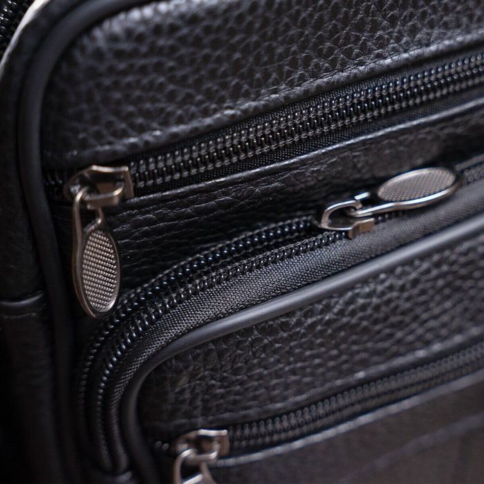 Сумка Vintage Мессенджер Черная (14992) изображение 9