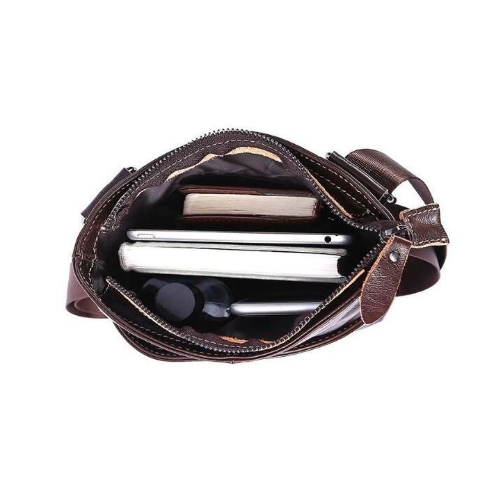 Сумка Vintage Коричнева (14730) зображення 8