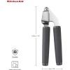 Прес для часнику KitchenAid Coreline 19 см сірий (KAS132OHCGG) зображення 4