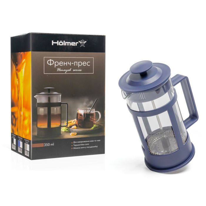 Френч-пресс Hölmer Honeyed FP-00350-PB 350 мл Black (FP-00350-PB Honeyed) изображение 7