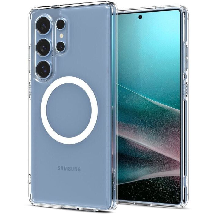 Чехол для мобильного телефона Spigen Samsung Galaxy S25 Ultra, Ultra Hybrid MagFit, Clear White (ACS08956) изображение 7