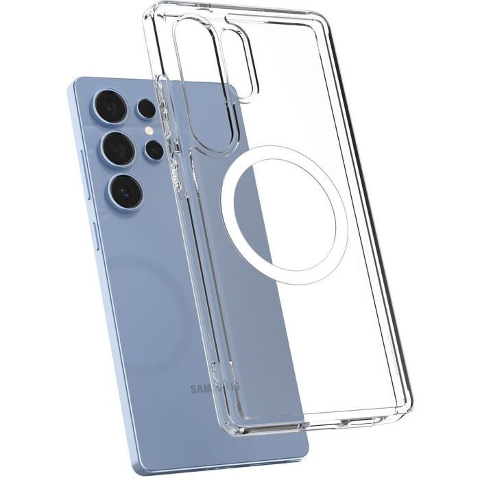 Чехол для мобильного телефона Spigen Samsung Galaxy S25 Ultra, Ultra Hybrid MagFit, Clear White (ACS08956) изображение 8