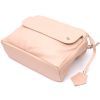 Сумка Grande Pelle Кросс-боди из натуральной кожи Пудровая (11694) изображение 3