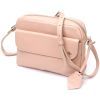 Сумка Grande Pelle Кросс-боди из натуральной кожи Пудровая (11694)