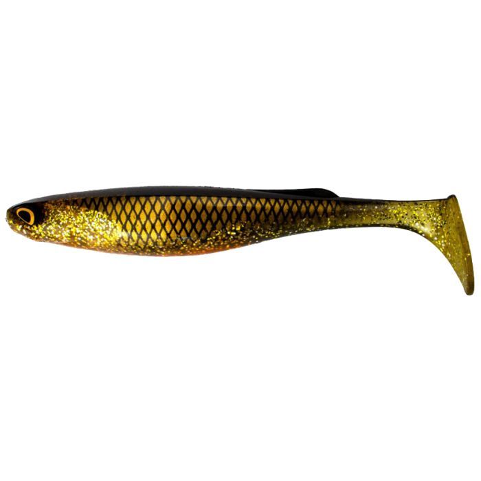 Силикон рыболовный FishUP RAM Shad 8" 358 - Golden Shiner (1шт/уп) (1864.11.30)