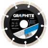 Круг отрезной Graphite алмазный, сегментный, 115х22.2мм, высота сегмента 8мм, (57H616)
