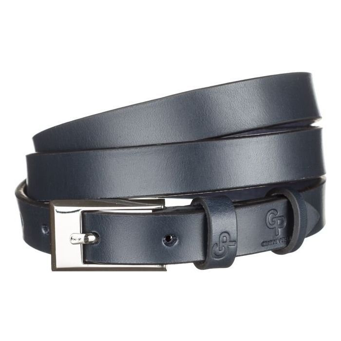 Ремень Grande Pelle Женский кожаный Синий (11070)
