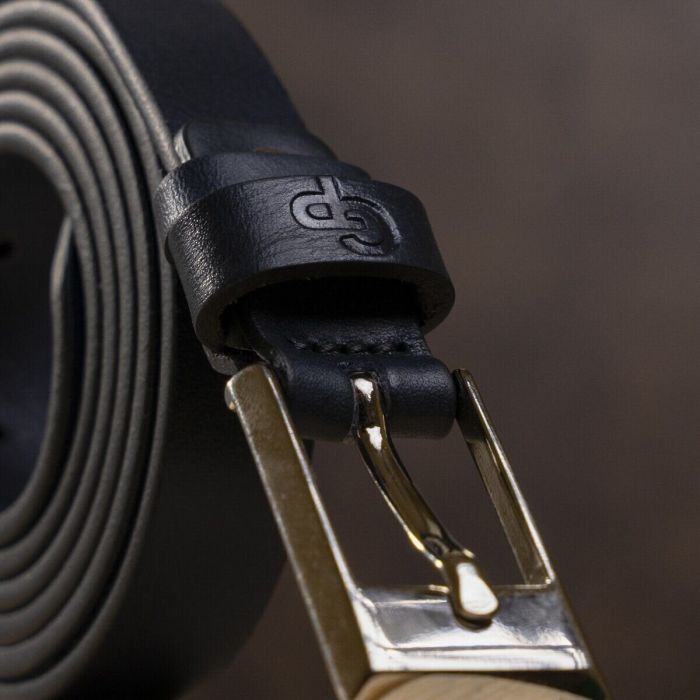 Ремень Grande Pelle Женский кожаный Синий (11070) изображение 9