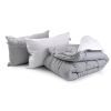 Ковдра Руно Grey White + 2 подушки 50х70, 200 х 220 (925.52_Grey White)