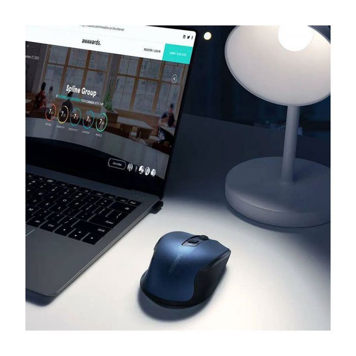 Мишка Ugreen MU006 Ergonomic Wireless Blue (15064) зображення 4