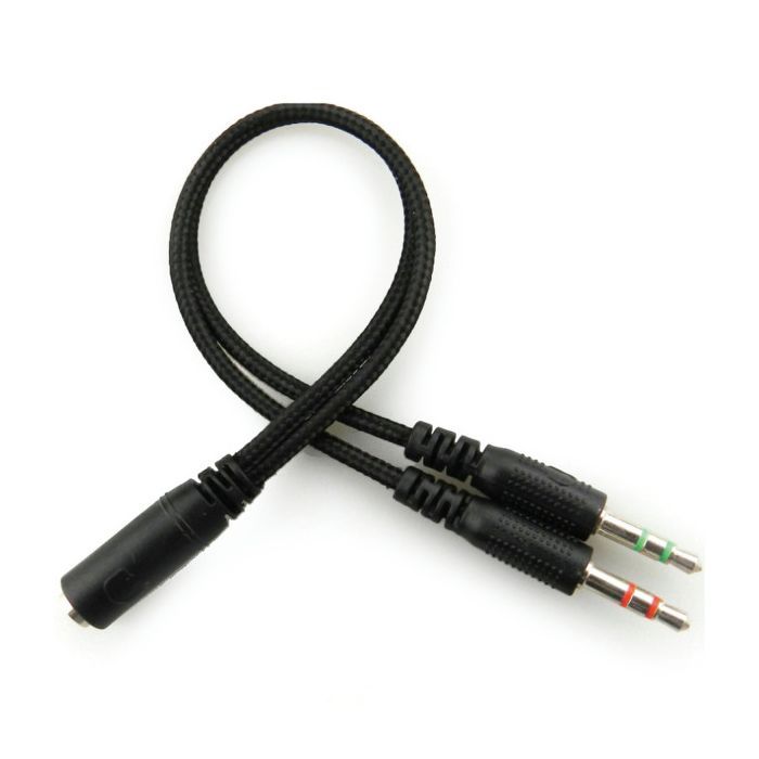 Навушники Sandberg Headset Bulk 3,5мм+converter 2х3,5мм Black (825-30) зображення 3