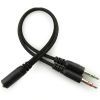 Навушники Sandberg Headset Bulk 3,5мм+converter 2х3,5мм Black (825-30) зображення 3