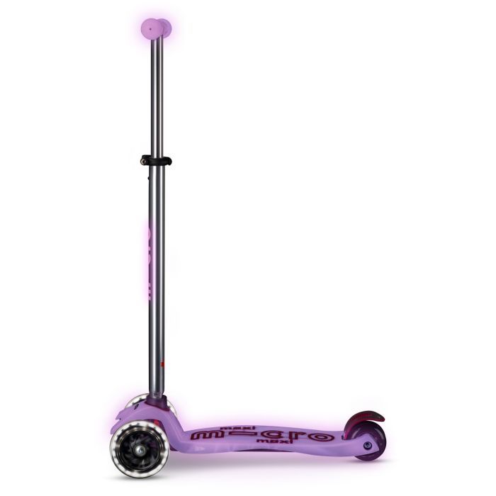 Самокат Micro Maxi Deluxe Glow LED Червона аура (MMD368) зображення 2