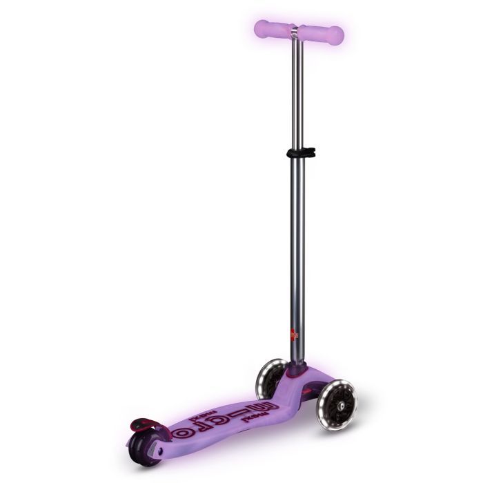 Самокат Micro Maxi Deluxe Glow LED Червона аура (MMD368) зображення 3