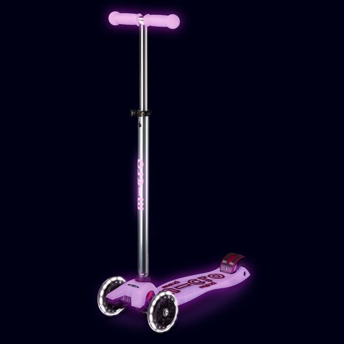 Самокат Micro Maxi Deluxe Glow LED Червона аура (MMD368) зображення 5