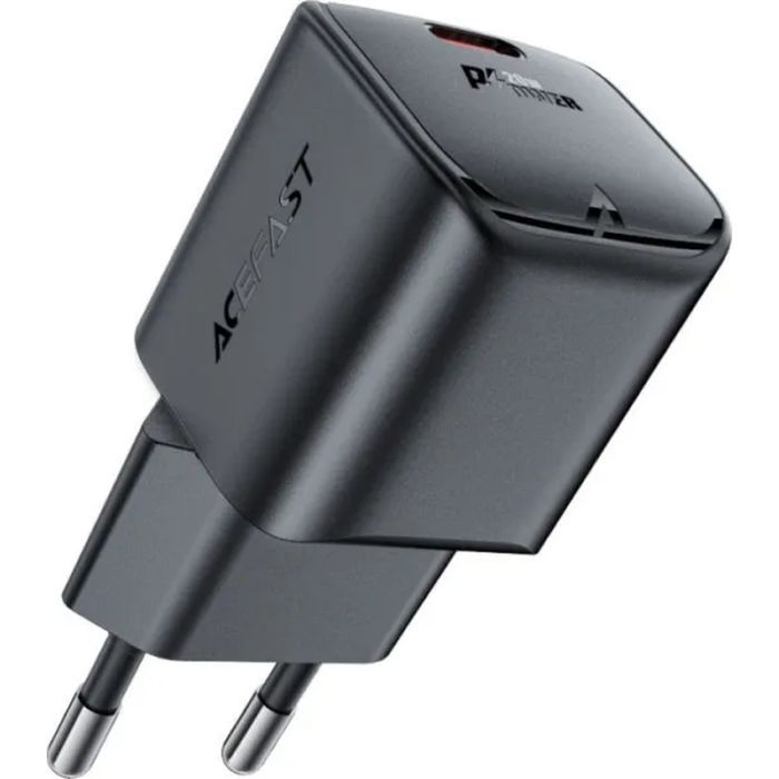 Зарядний пристрій Acefast USB-C 20W Gan A73 mini Fast Charger Black (6974316282648) зображення 3