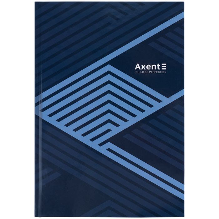 Книга записная Axent Lines А4, 96 листов, клетка, синяя (8422-581-A)