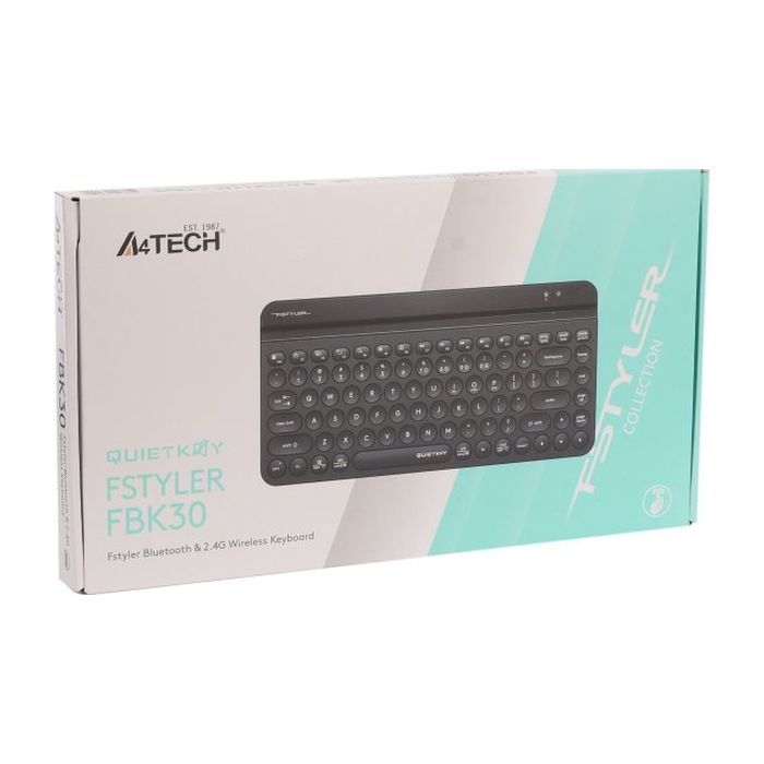 Клавиатура A4Tech FBK30 Wireless/Bluetooth Black (4711421972499) изображение 7