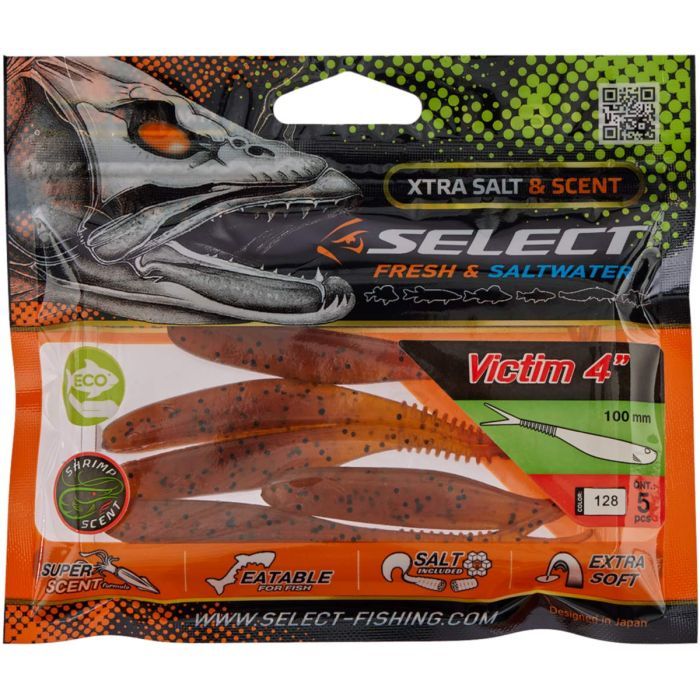 Силікон рибальський Select Victim V-Tail 4" 103 (5 шт/уп) (1870.74.37) зображення 2