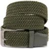 Ремінь Vintage Текстильний чоловічий Оливковий (20527) зображення 4