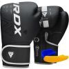 Боксерские перчатки RDX F6 Kara Matte White 14 унцій (BGR-F6MW-14OZ)