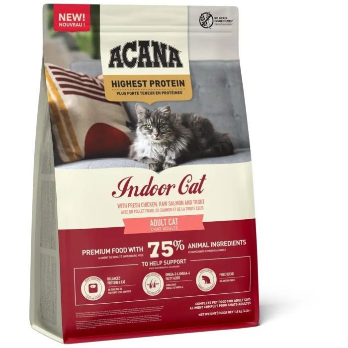 Сухий корм для кішок ACANA Highest Protein Indoor 1.8 кг (0064992723972) зображення 2