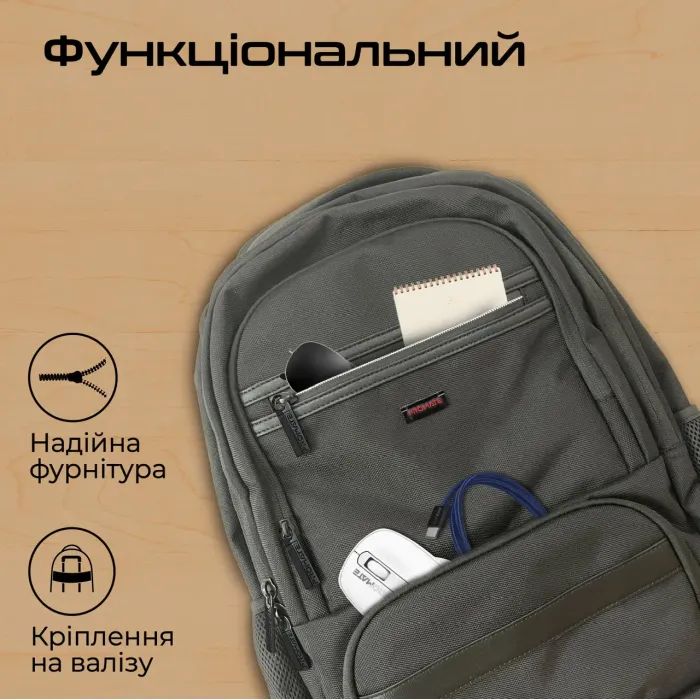 Рюкзак для ноутбука Promate 15.6" ElitePack-Go Black (elitepack-go) изображение 3
