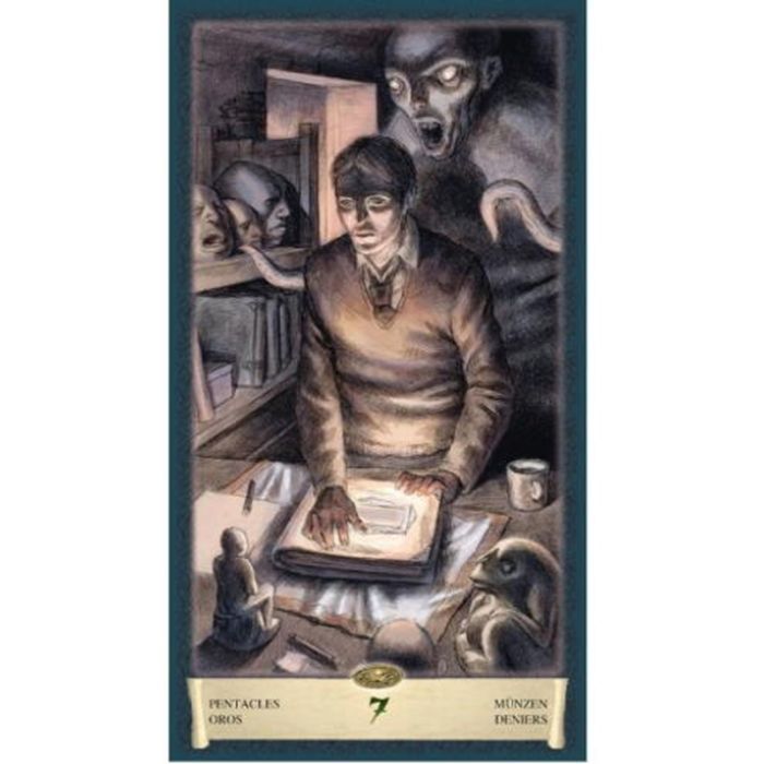 Карты игральные Scarabeo Таро Черный Гримуар (Dark Grimoire Tarot) (EX163MU) изображение 3