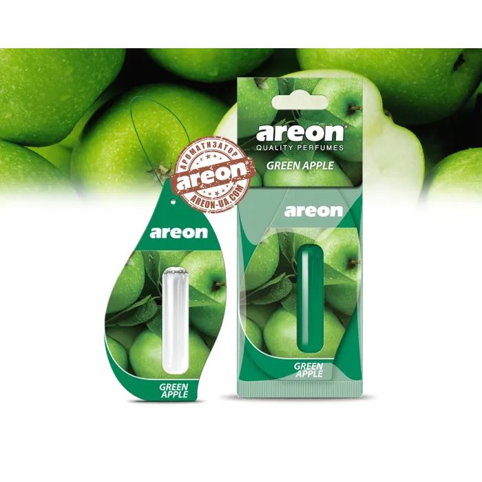 Ароматизатор для автомобіля Areon Green apple 5 мл (77136) зображення 2