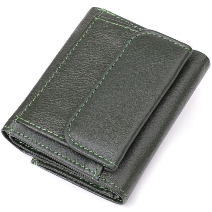 Кошелек ST Leather Из натуральной кожи Зеленый (23083) изображение 2