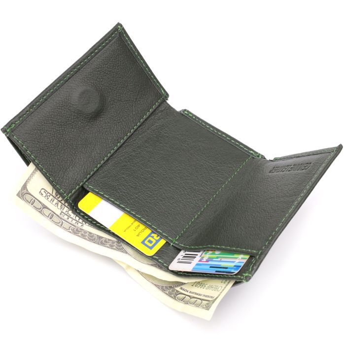 Кошелек ST Leather Из натуральной кожи Зеленый (23083) изображение 7