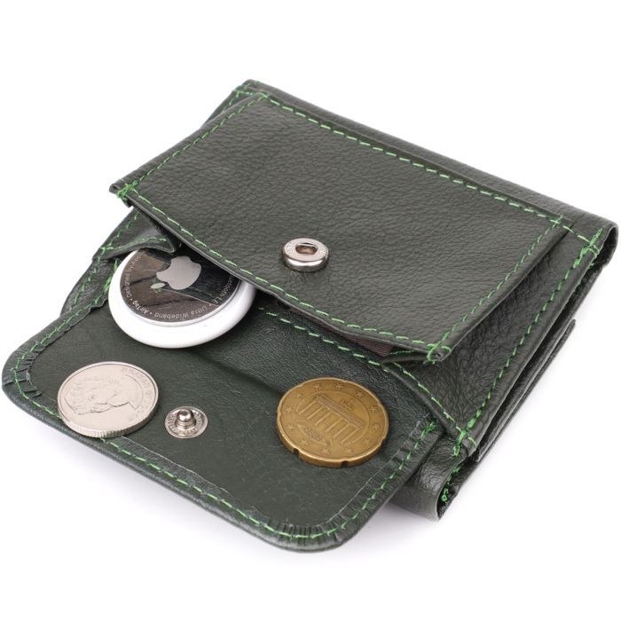 Кошелек ST Leather Из натуральной кожи Зеленый (23083) изображение 8