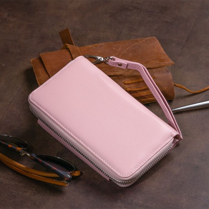 Кошелек ST Leather Из кожи Розовый (19344) изображение 12