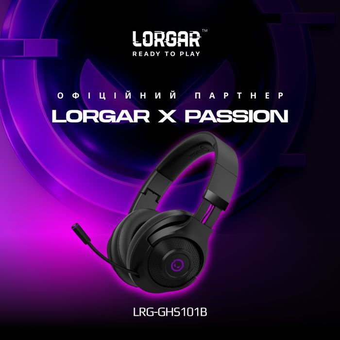 Навушники Lorgar Noah 702 Black (LRG-GHS702) зображення 2