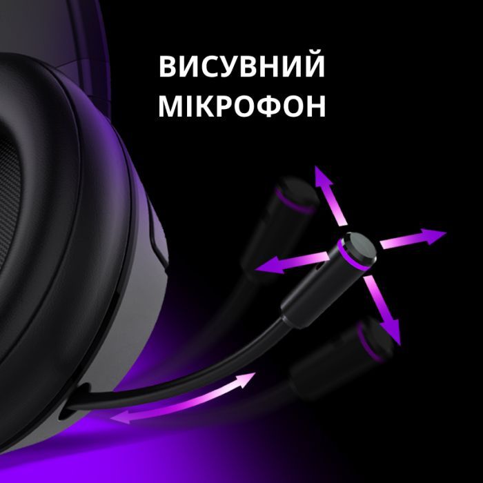 Навушники Lorgar Noah 702 Black (LRG-GHS702) зображення 5