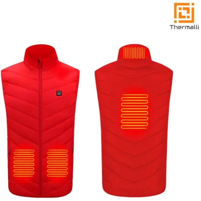 Жилет с подогревом Thermalli Val Cenis червоний S (10100105-02S) изображение 4
