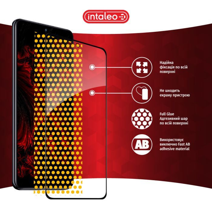 Стекло защитное Intaleo Full Glue Xiaomi 12T/12T Pro Black (1283126546433) изображение 7