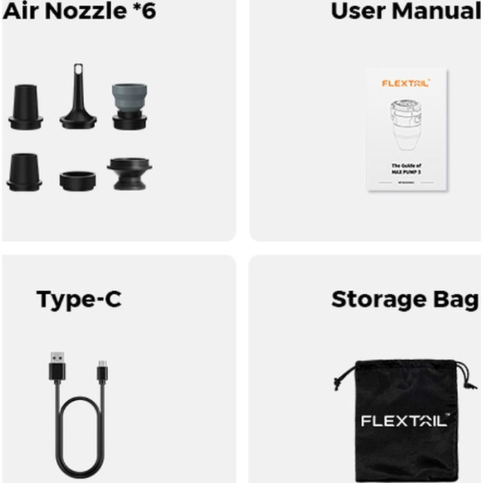 Фонарь Flextail Max Pump 3 з функцією насосу чорний (MP3G650-BK-i) изображение 6