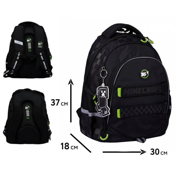 Рюкзак школьный Yes Minecraft Teen TS-52 (559944) изображение 2