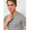 Футболка Kappa T-shirt Mezza Manica Scollo V K1311 GrigioUnito сірий L (8052394814000) зображення 4