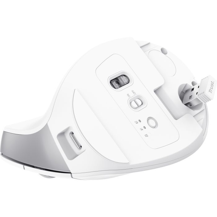 Мышка Trust Bayo+ Ergonomic Wireless/Bluetooth Black (25146) изображение 7