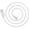 Дата кабель USB 2.0 AM to USB-C 1.0m 2.4A PVC BX14 white BOROFONE (6957531089995) изображение 3