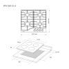 Варочна поверхня Pyramida PFX 641 IX A зображення 12
