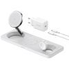 Зарядний пристрій Anker MagGo Wireless Charging Station 15W 3-in-1 Pad White (B25M1321) зображення 6