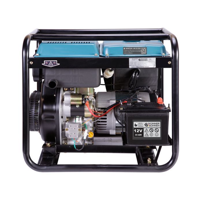 Генератор Konner&Sohnen дизельный KS 8100HDE-1/3 ATSR (EURO V), 230/400В, 5.5/6.0kW, ATS, 117кг (KS8100HDE-1/3ATSR) изображение 4