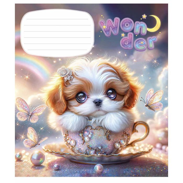 Тетрадь Школярик Wonderful 12 листов линия (012-3414L) изображение 2