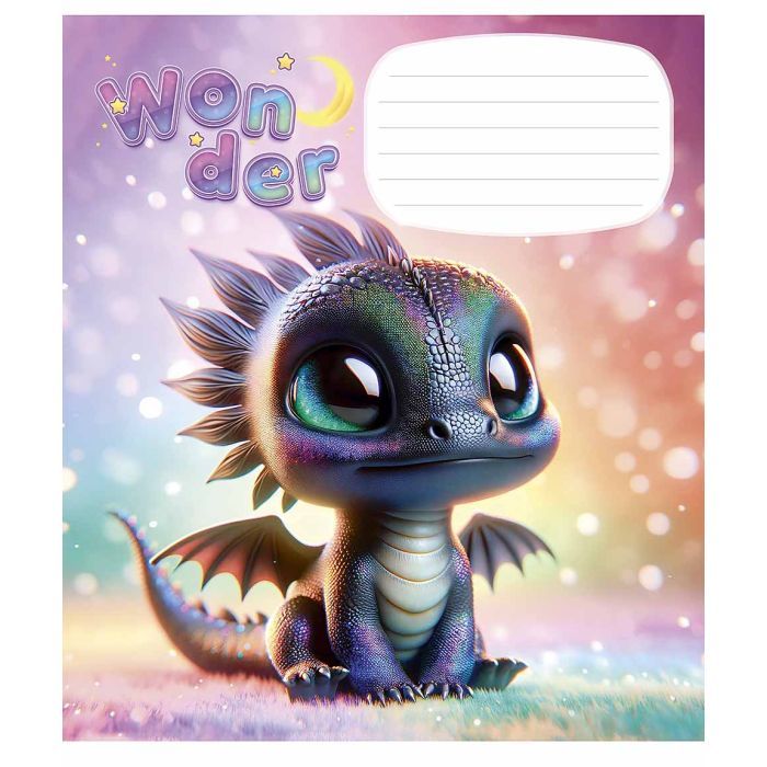 Тетрадь Школярик Wonderful 12 листов линия (012-3414L) изображение 4