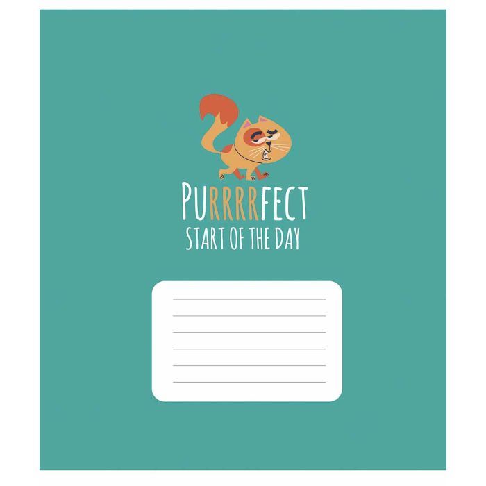 Тетрадь Школярик Purrrfect cats 18 листов линия (018-3562L) изображение 5
