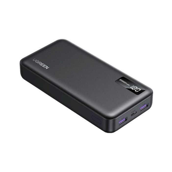 Батарея універсальна Ugreen 20000mAh 22,5W PD, 2хUSB-A, 2xUSB-C Black (PB312) (25683) зображення 3