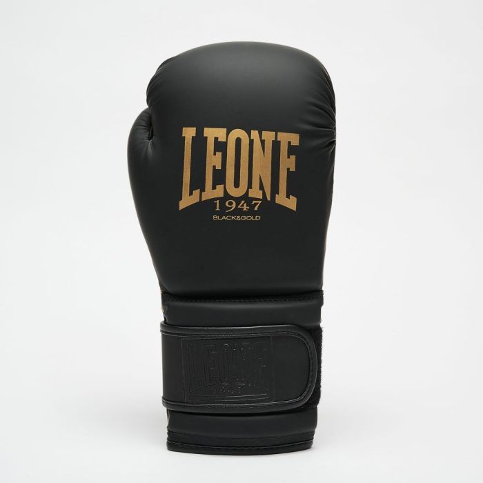 Боксерські рукавички Leone GN059D Black/Gold 12 унцій (GN059D_Bl/Gold_12oz) зображення 3